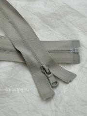 Молния потайная пастельно-серая