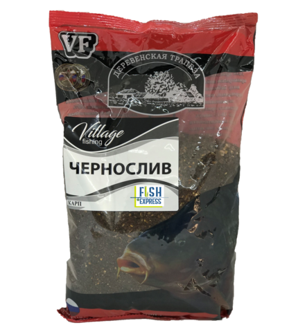 VF Карп чернослив ( крупная фракция)  0,9кг/10шт/уп цвет прикормки коричневый