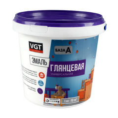 ЭМАЛЬ ВД-АК-1179   УНИВЕРСАЛ.  ГЛЯНЦ.  СУПЕРБЕЛАЯ  1 КГ (6) "ВГТ"---