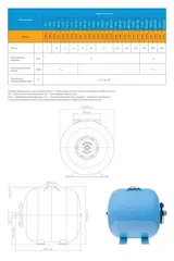 Гидроаккумулятор Джилекс Г 35 (горизонтальный, 35 литров)