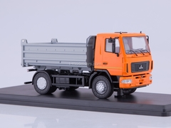 MAZ-5550 tipper restyling orange-gray 1:43 Start Scale Models (SSM)