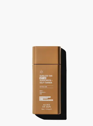 Солнцезащитный крем Allies of Skin Sunless Tan SPF50 + Self-Tanner 50 мл