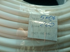 Трубка ТВ-40 (кембрик) 5,0 х 0,6 (200 м) белая
