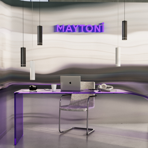 Подвесной светодиодный светильник Maytoni Orlo P085PL-12W4K-B