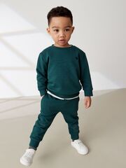 Толстовка и джоггеры в комплекте для мальчика Next D39-312, Темно-зеленый
