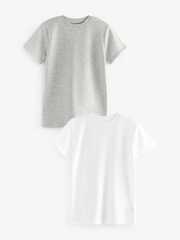Футболка для мальчика Next Q55-701, 2 шт., Серый, Белый