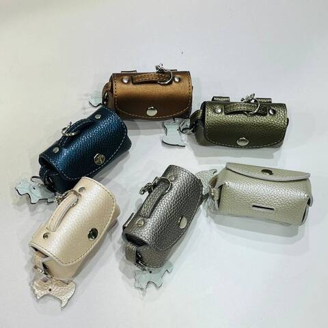 9312 Клатч для пакетиков кожаный "Перламутр" / PREMIUM