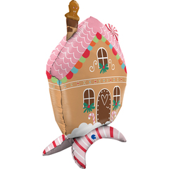 Г Фигура на подставке, Пряничный домик, 30''/76 см, 1 шт. (В упаковке)