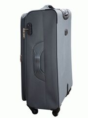 Чемодан Redmond тканевый облегченный ручная кладь Серый 55х20х39 см без расширения5