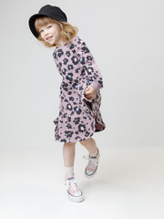 платье  для девочки  КР 5956/сиреневый 3304 Н091 к619