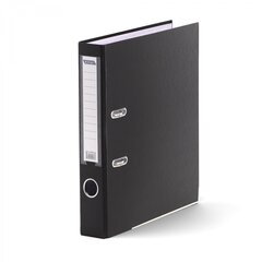 
          Папка-регистратор Alingar, А4, 50 мм, черный, ПВХ покрытие, фактура лен, карман на корешке, нижн. металл. кант, арочный механизм, неразборная