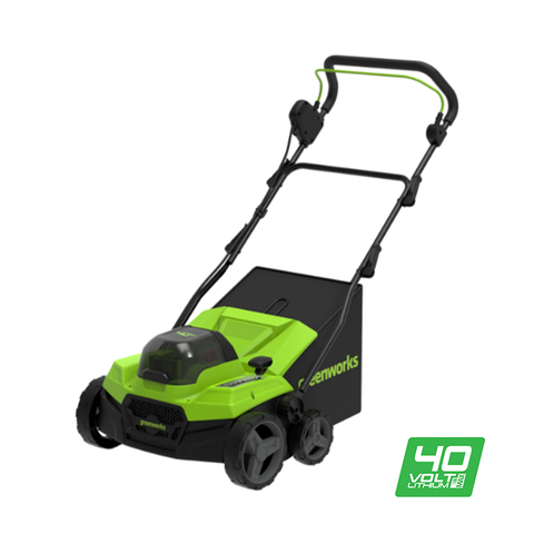 Аэратор-скарификатор Greenworks GD40SC38II 40V аккумуляторный, без АКБ и ЗУ