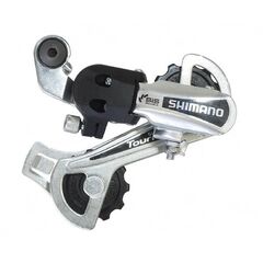 Переключатель задний Shimano Tourney TY21-B GS 6ск крепление на болт серебро б/уп ARDTY21BGSDS