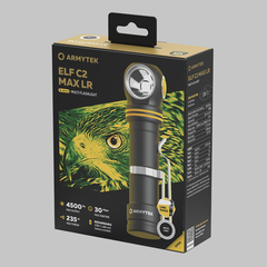 Фонарь налобный Armytek Elf C2 Max LR USB-C (белый свет) F10702C