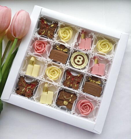 Шоколад ручной работы на 8 марта