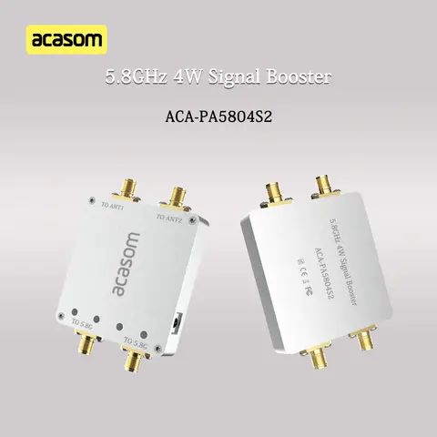 Acasom ACA-PA5804S2 Двух канальный Усилитель Wi-Fi сигнала, бустер 5,8 Гц 4W 36 дБм