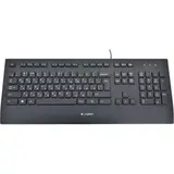 Клавиатура проводная Logitech K280e black (USB, 102 клавиши, водостойкая) (920-005215)