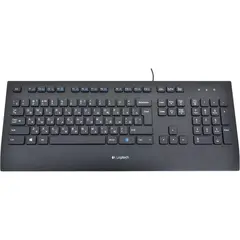 Клавиатура проводная Logitech K280e black (USB, 102 клавиши, водостойкая) (920-005215)