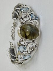 Моника (серебряный браслет)