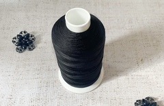 Нитки армированные 86Л 2000м (100% лавсан), чёрный