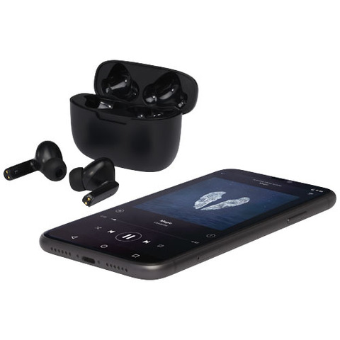 Наушники в футляре Essos 2.0 с технологией True Wireless с автоматическим подключением