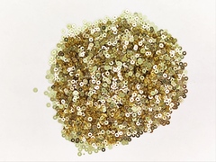 Пайетки пластик д3мм  золото светлое
