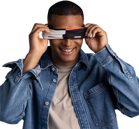 Картинка бандана-труба Buff CoolNet Ethy Ivory - 5