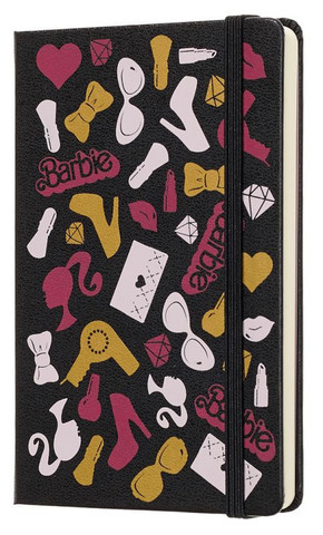 Блокнот Moleskine Barbie LE, цвет черный, без разлиновки