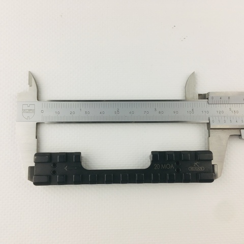 Планка Rusan Picatinny CZ 452/453/455/511/512/513 20MOA (11мм) 010-35-20MOA