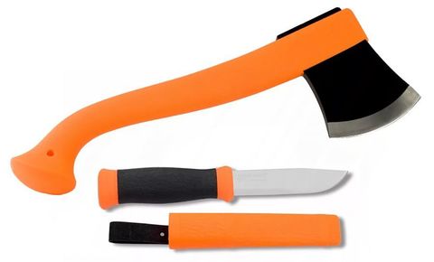 Набор нож/топор Morakniv Outdoor Kit компл.:1шт с топором, оранжевый/черный (12096)