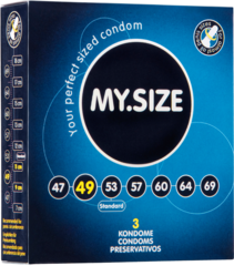 Презервативы MY.SIZE размер 49 - 3 шт. - 