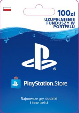 Playstation Store Польша: Карта оплаты 100 злотых [Цифровой код доступа]