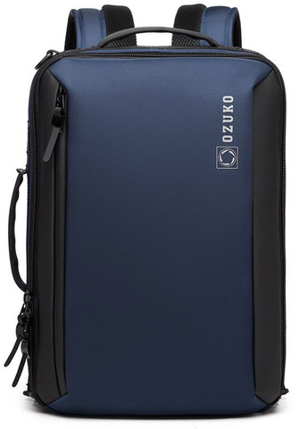 Картинка рюкзак городской Ozuko 9490s Blue - 1