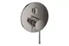 GROHE Essence 24169A01 Внешняя часть смесителя для ванны скрытого монтажа на 3 потребителя, круглая, темный графит глянец