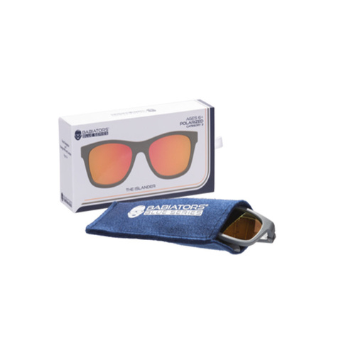 Очки Babiators Polarized Navigator Островитянин. Серые (оранжевые зеркальные линзы)