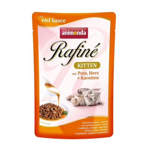 Animonda Rafine Soupe Kitten с индейкой, сердцем и морковью