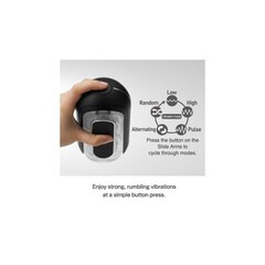 TENGA Мастурбатор Flip Zero с вибрацией черный