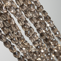 Раухтопаз (дымчатый кварц) натуральный, в форме льдинок 6,5*10мм