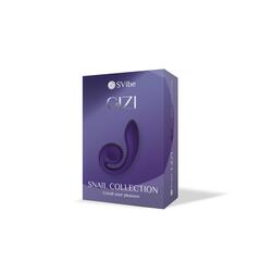 Фиолетовый вибромассажёр SVibe Gizi - 