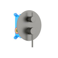 Aquatek AQ1346BGM AQ1346BGM ЕВРОПА смеситель для ванны 2 режима (внешняя и скрытая часть), шлиф. черный хром фото