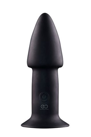 Черный анальный вибратор 5INCH RECHARGEABLE BUTTPLUG - 12,7 см. - NMC 111788