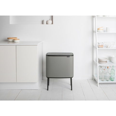 Мусорный бак Bo Touch Bin 11+23л Brabantia Минерально-серый