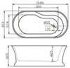 BelBagno BB39-OVF-BRN Слив-перелив для BB03/BB09, бронза