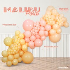 S 18''/45 см, Пастель (Макарунс), Персик малибу (660), 5 шт.