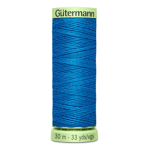 Нить Top Stitch 30/30 м для декоративной отстрочки, Gutermann, 386 королевский синий