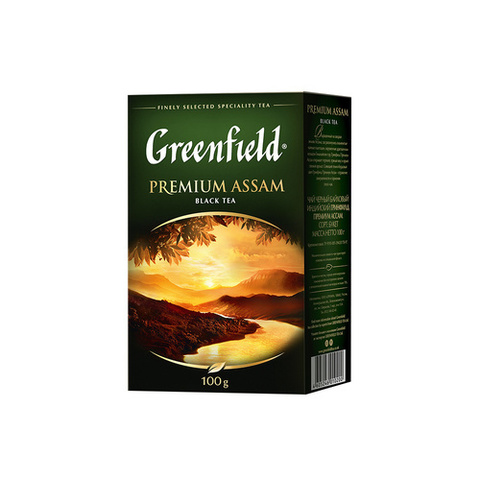 купить Чай черный листовой Greenfield Premium Assam, 100 г (Гринфилд)