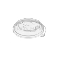Крышка 80 мм с клапаном Прозрачная  "Покров полимер"  (1000шт/кор)