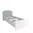 Кровать «Лавис» КРД 900.1 (белый/белый софт), ЛДСП\МДФ, ДСВ Мебель