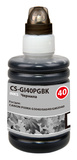 Чернила Cactus CS-GI40PGBK GI-40 черный пигментный 140мл для Canon Pixma G5040, G6040, GM2040