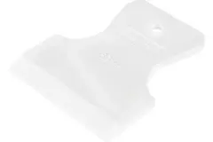 Шпатель резиновый белый, 80мм, 85833